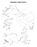 Freezer liner parts