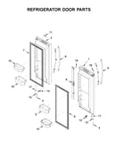 Refrigerator door parts