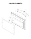 Freezer door parts