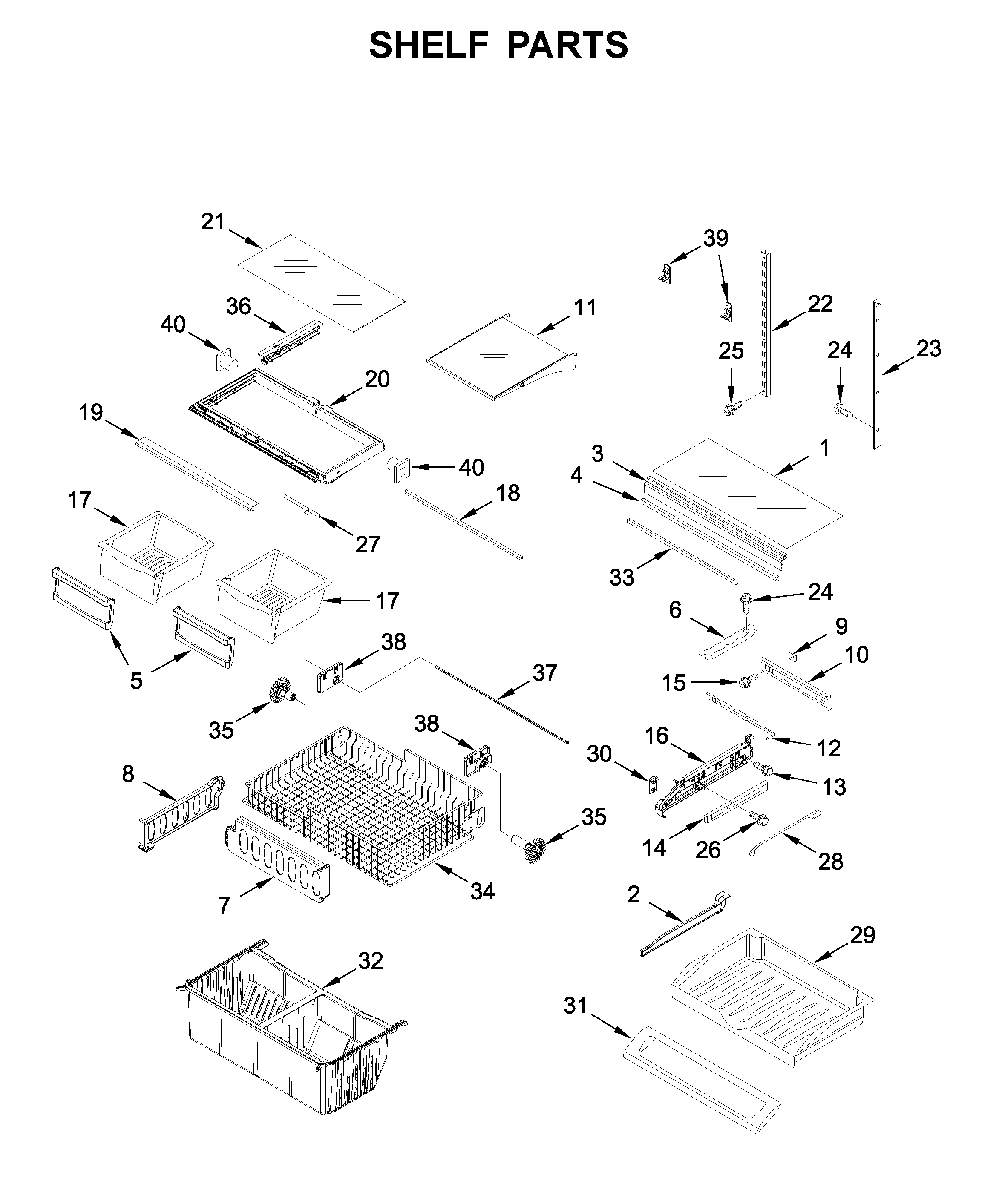 SHELF PARTS