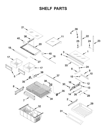 Shelf parts
