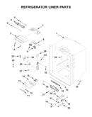 Refrigerator liner parts