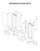 Refrigerator door parts