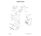 Whirlpool WRF535SMHZ04 cabinet parts diagram
