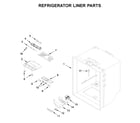 Whirlpool WRF535SMHZ04 refrigerator liner parts diagram