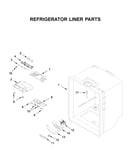 Refrigerator liner parts