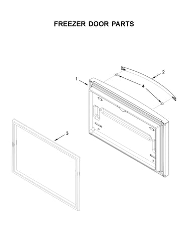 Freezer door parts