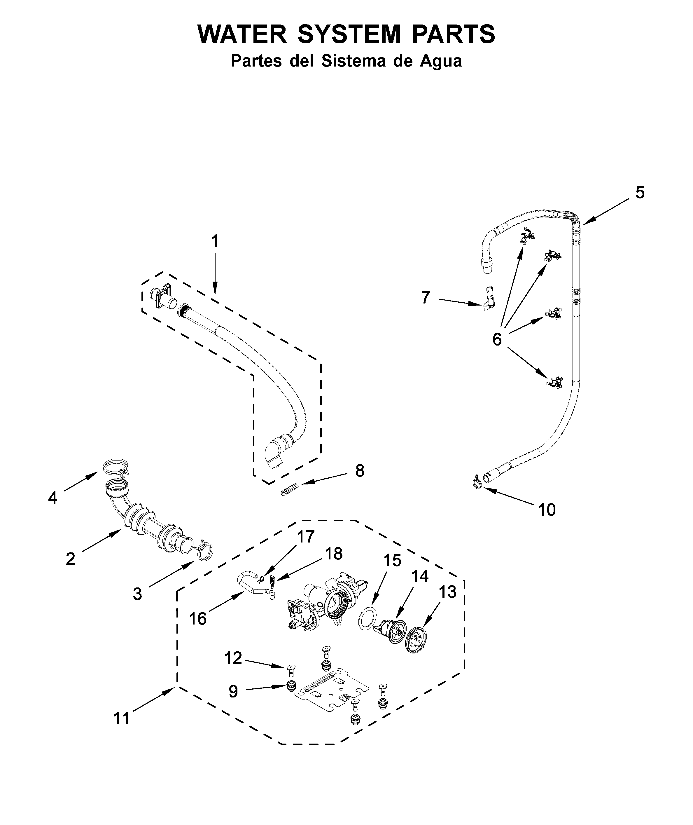 Water system parts