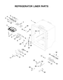 Refrigerator liner parts