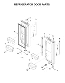 Refrigerator door parts