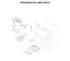 Whirlpool WRFA32SMHZ03 refrigerator liner parts diagram