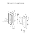 Refrigerator door parts