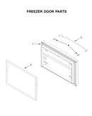 Freezer door parts