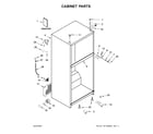 Whirlpool WRT519SZDM05 cabinet parts diagram