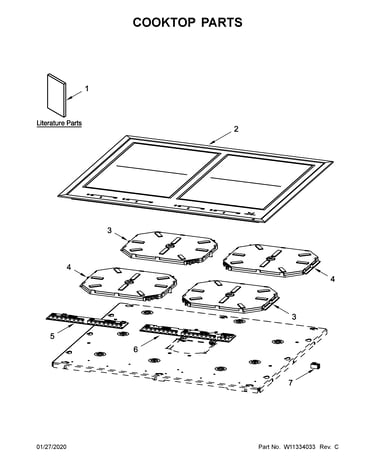Cooktop parts