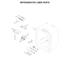Maytag MBL1957FEZ05 refrigerator liner parts diagram