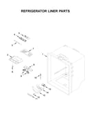 Refrigerator liner parts