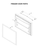 Freezer door parts