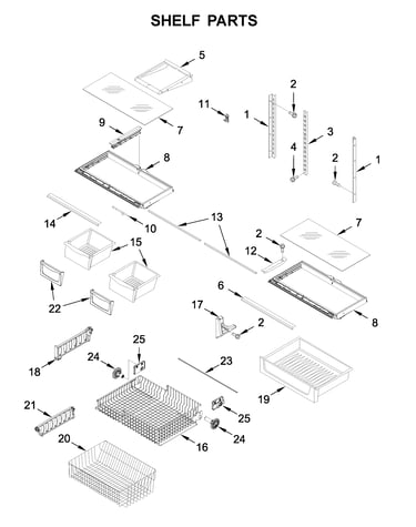 Shelf parts