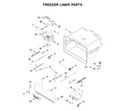 Maytag MFI2570FEW03 freezer liner parts diagram