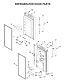 Refrigerator door parts