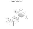 Maytag MFI2570FEW03 freezer door parts diagram
