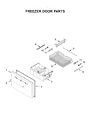 Freezer door parts
