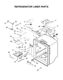 Refrigerator liner parts