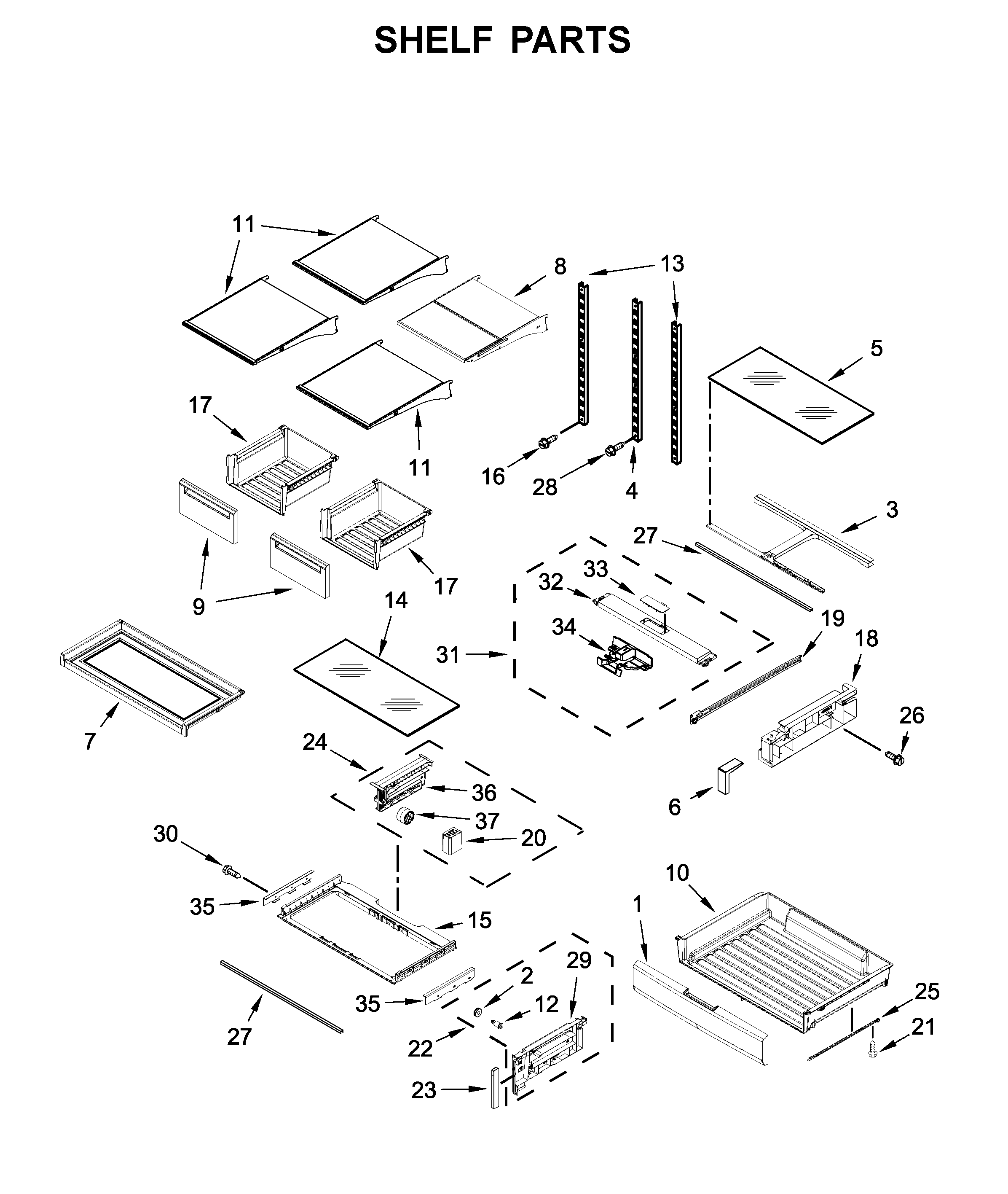 SHELF PARTS