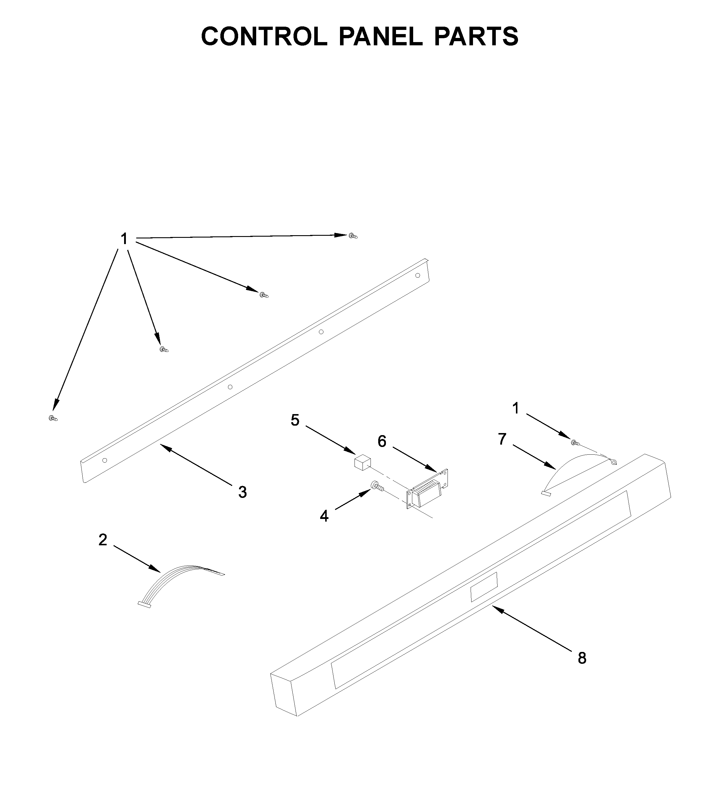 Control panel parts
