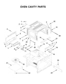 Oven cavity parts