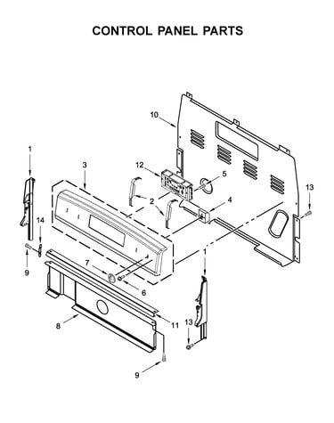Control panel parts