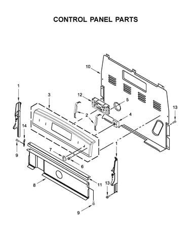 Control panel parts
