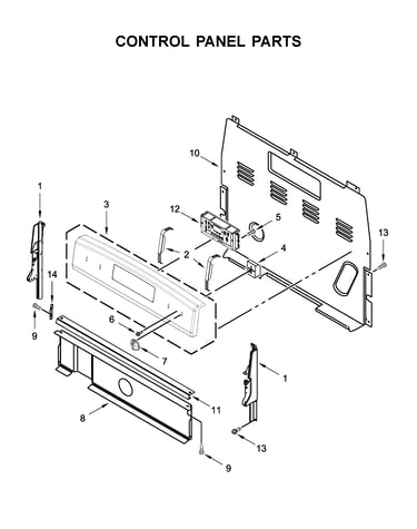 Control panel parts