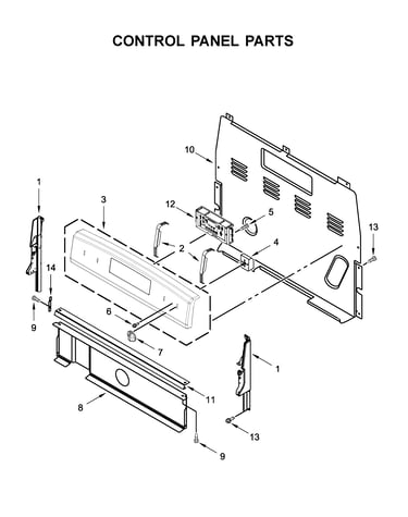 Control panel parts