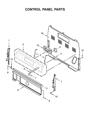 Control panel parts
