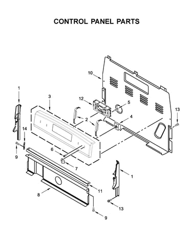 Control panel parts