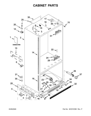 Cabinet parts