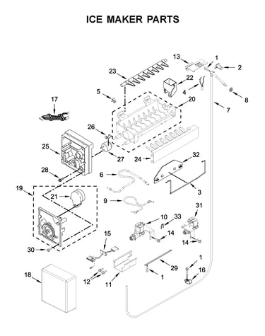 Ice maker parts