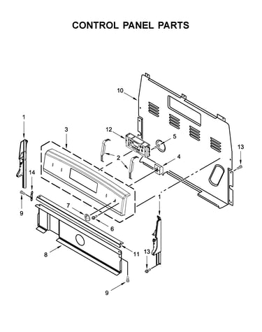 Control panel parts
