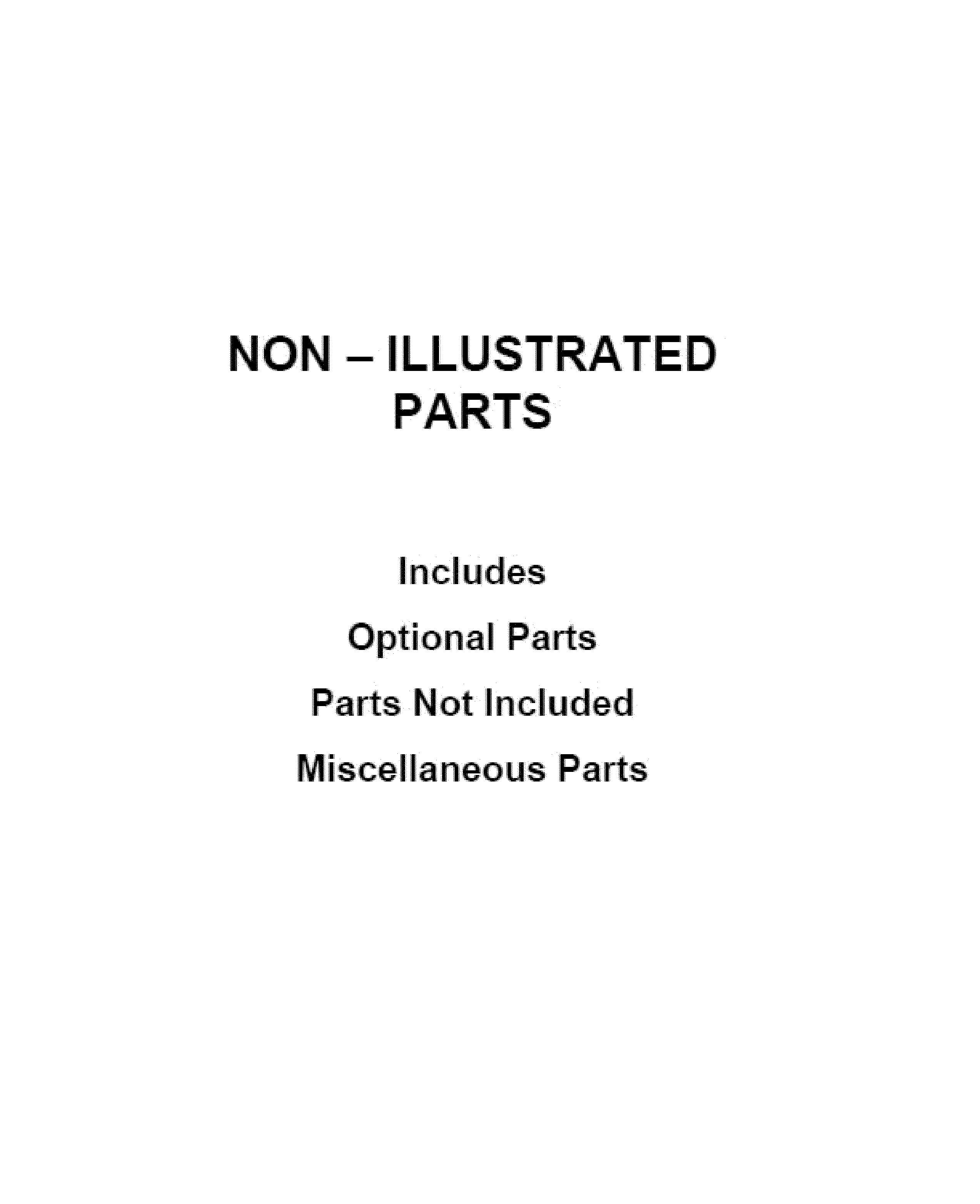 Optional parts