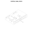 Jenn-Air JMDFS24JL00 control panel parts diagram