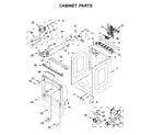 Maytag MEDB955FW2 cabinet parts diagram