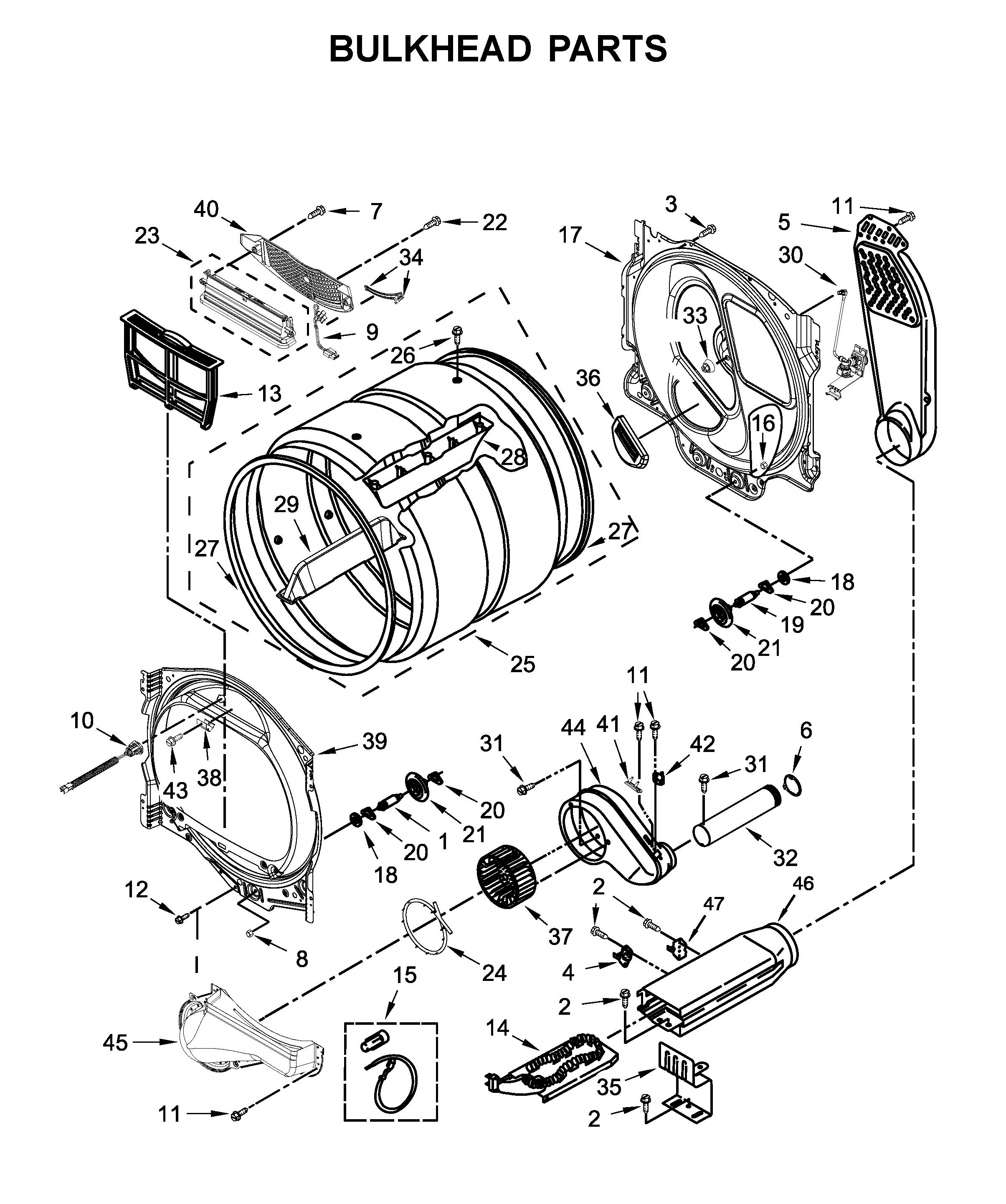 Bulkhead parts