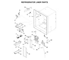 Maytag MFI2269FRB02 refrigerator liner parts diagram