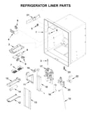 Refrigerator liner parts