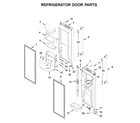 Maytag MFI2269FRW02 refrigerator door parts diagram