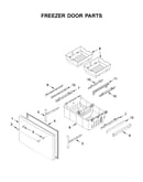Freezer door parts