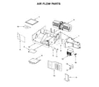 Amana AMV2307PFB4 air flow parts diagram