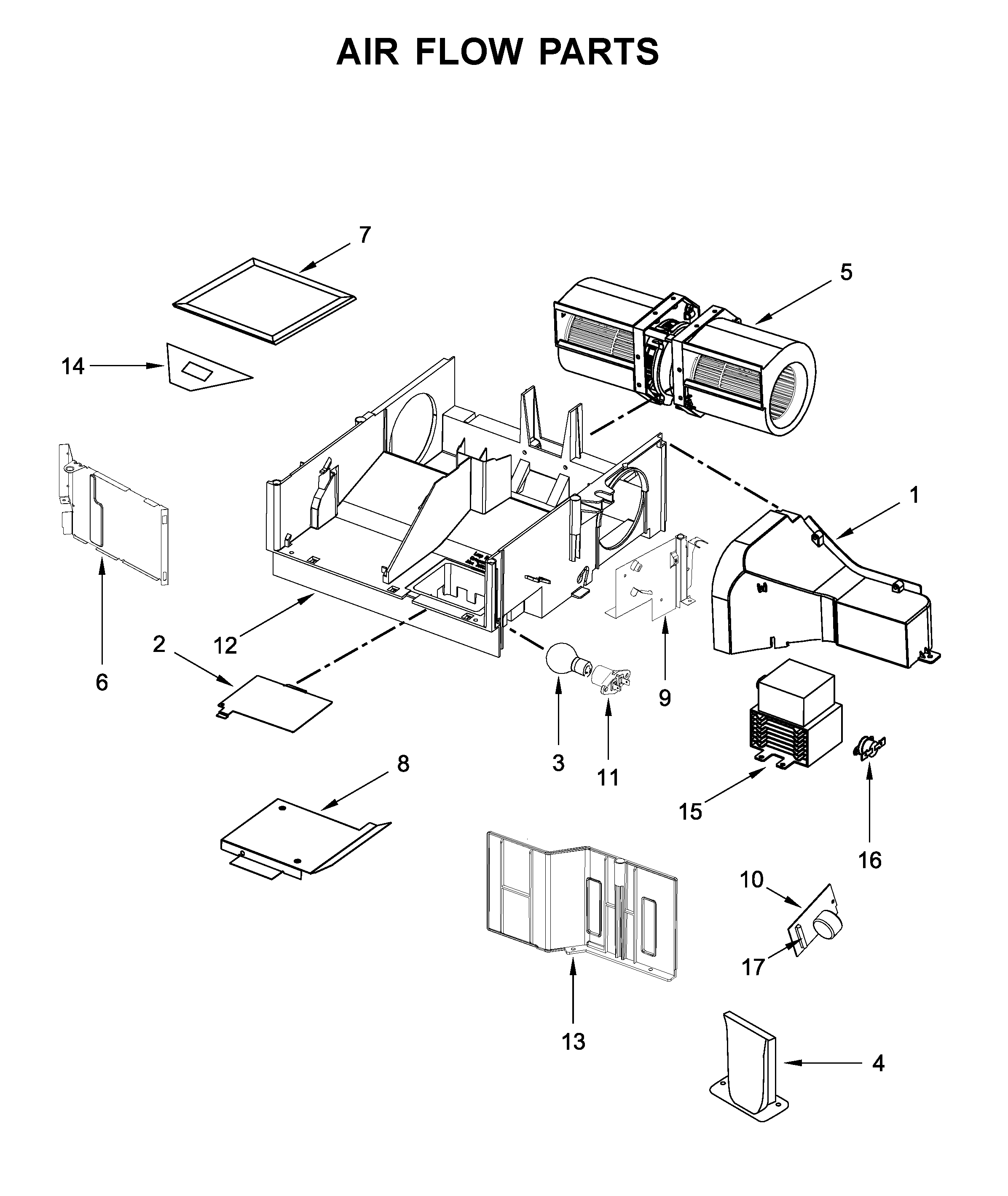 Air flow parts